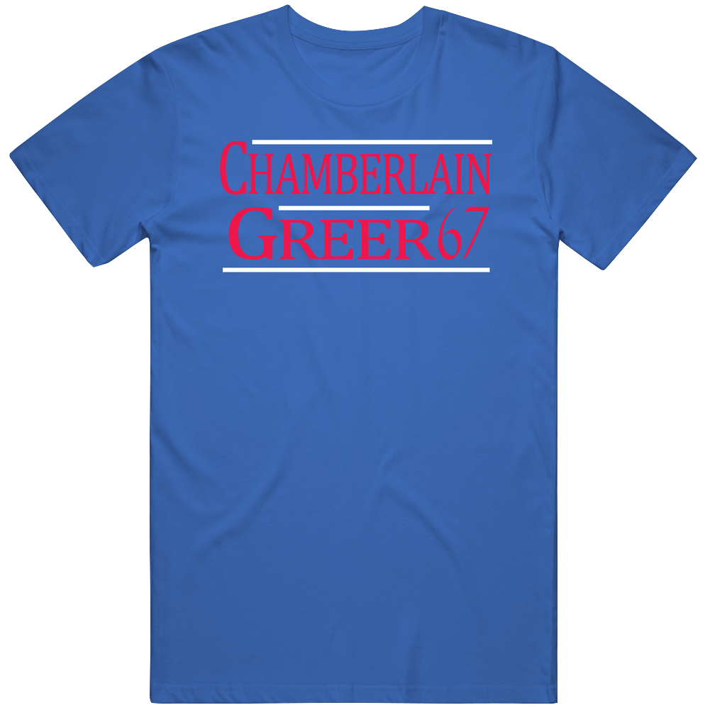 Wilt Chamberlain Hal Greer 1967 Basketball Fan Mens Soft Cotton Tee T Shirt Wilt Chamberlain Hal Greer 1967 Basketball Fan Mens Soft Cotton Tee T Shirt