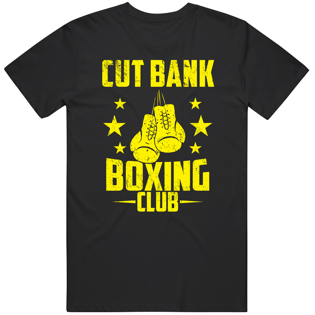 Cut Bank Montana Boxing Club Cool Sports Fitness Mens Soft Cotton Tee T Shirt Cut Bank Montana Boxing Club Cool Sports Fitness Mens Soft Cotton Tee T Shirt