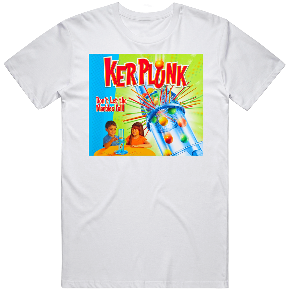 Kerplunk Best Board Game Of All Time Players Retro Mens Soft Cotton Tee T Shirt