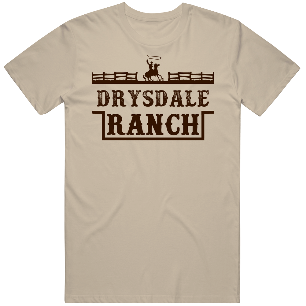 Drysdale Ranch All American Family Ranch Cool Mens Soft Cotton Tee T Shirt Drysdale Ranch All American Family Ranch Cool Mens Soft Cotton Tee T Shirt