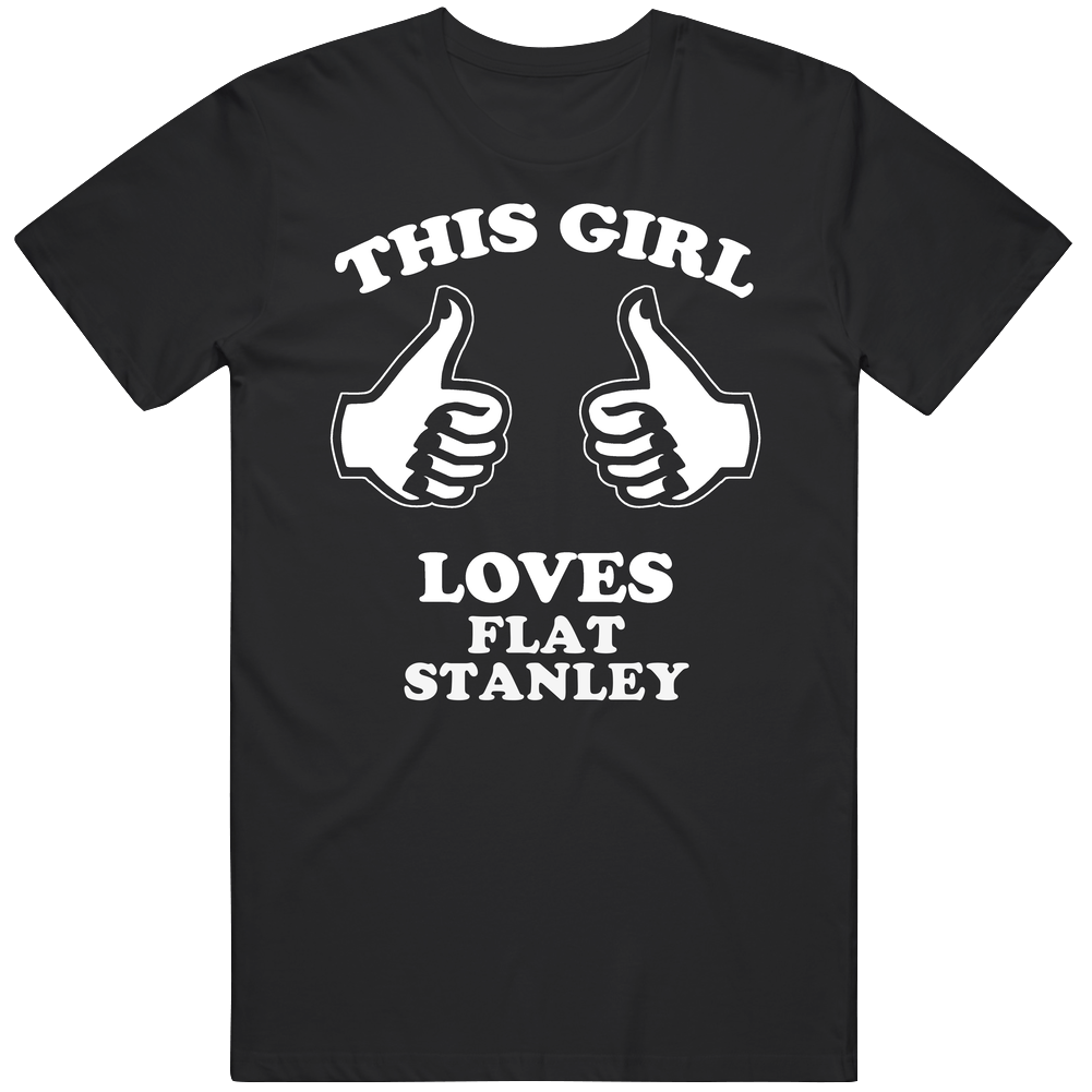 This Guy Loves Flat Stanley Cool Favorite Book Fan Mens Soft Cotton Tee T Shirt
