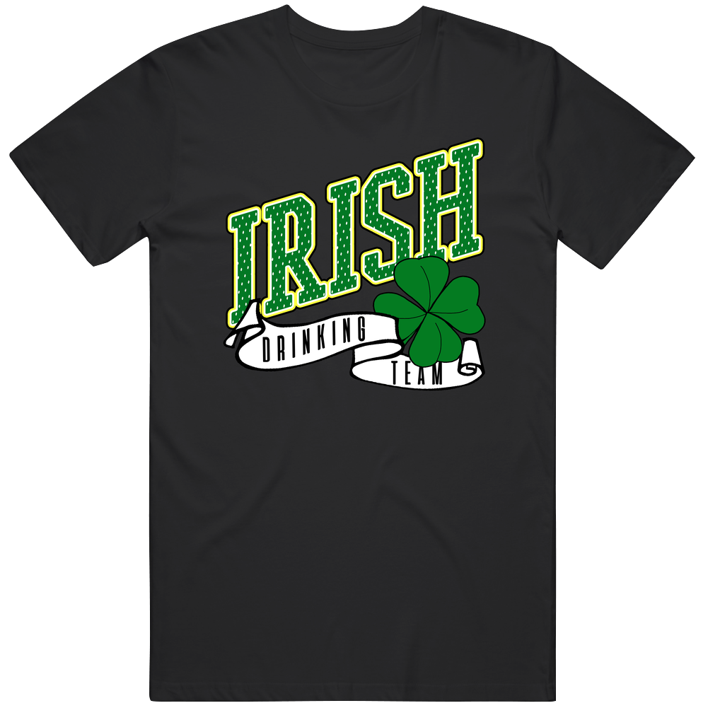 Irish Drinking Team St Patricks Day Party Animal Drinking Mens Soft Cotton Tee T Shirt