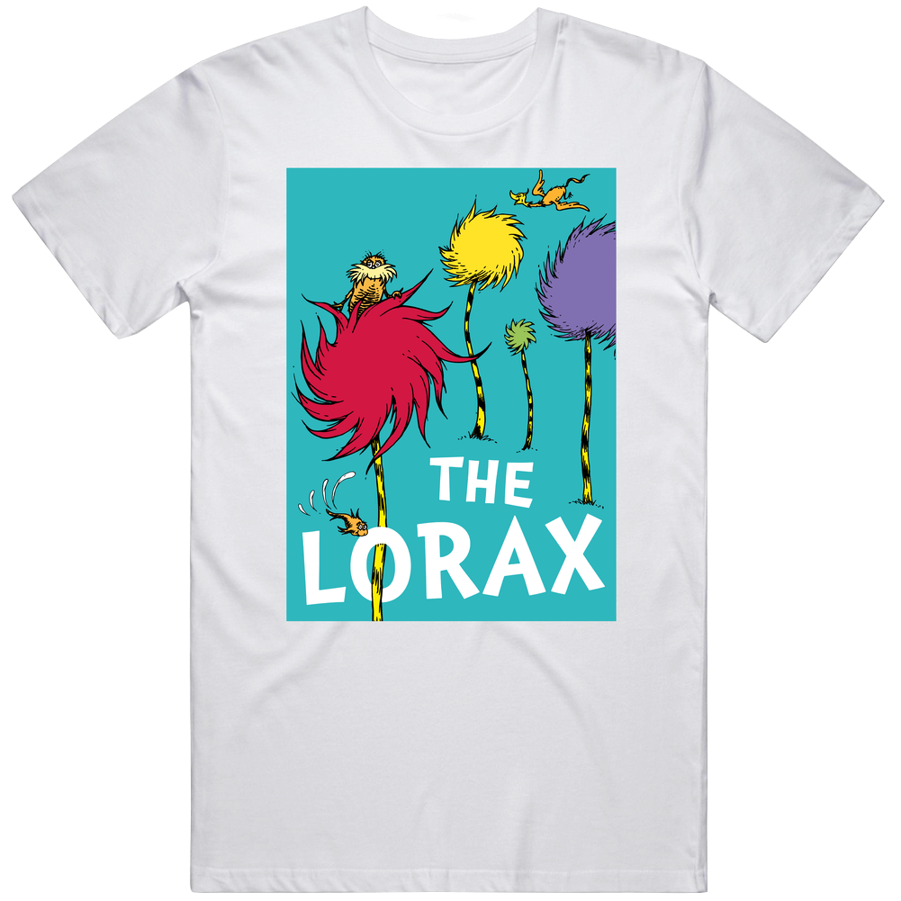 The Lorax Dr Seuss Popular Childrens Books Fan Mens Soft Cotton Tee T Shirt
