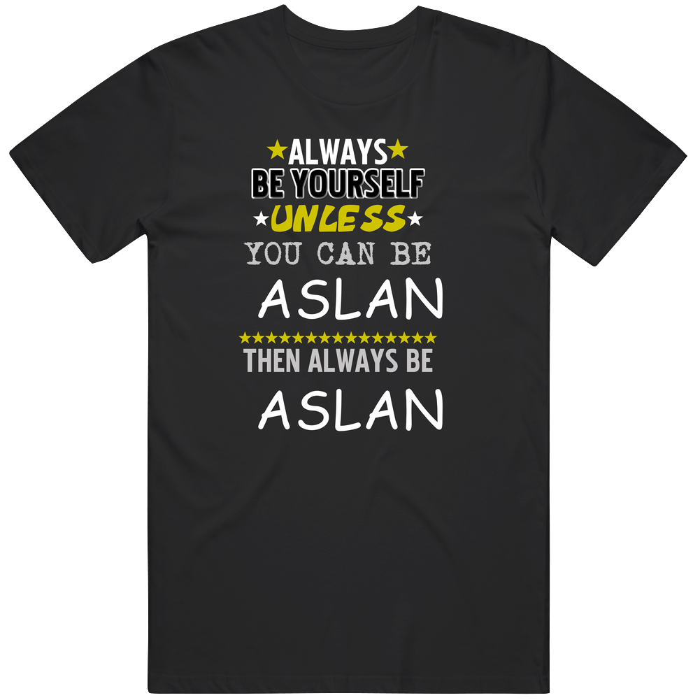 Aslan Chronicles Of Narnia Liam Neeson Always Be Mens Soft Cotton Tee T Shirt