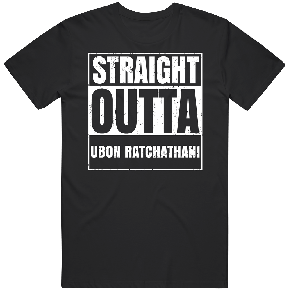 Straight Outta Ubon Ratchathani Thailand Compton Parody Grunge City Mens Soft Cotton Tee T Shirt Straight Outta Ubon Ratchathani Thailand Compton Parody Grunge City Mens Soft Cotton Tee T Shirt