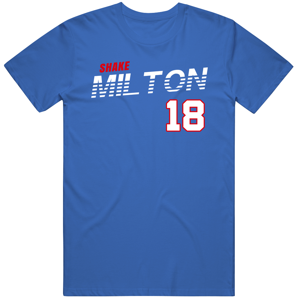Shake Milton 18 Favorite Player Philadelphia Basketball Fan Mens Soft Cotton Tee T Shirt Shake Milton 18 Favorite Player Philadelphia Basketball Fan Mens Soft Cotton Tee T Shirt