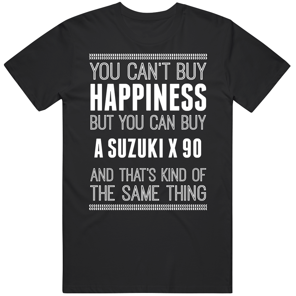 Buy A Suzuki X 90 Happiness Car Lover Mens Soft Cotton Tee T Shirt