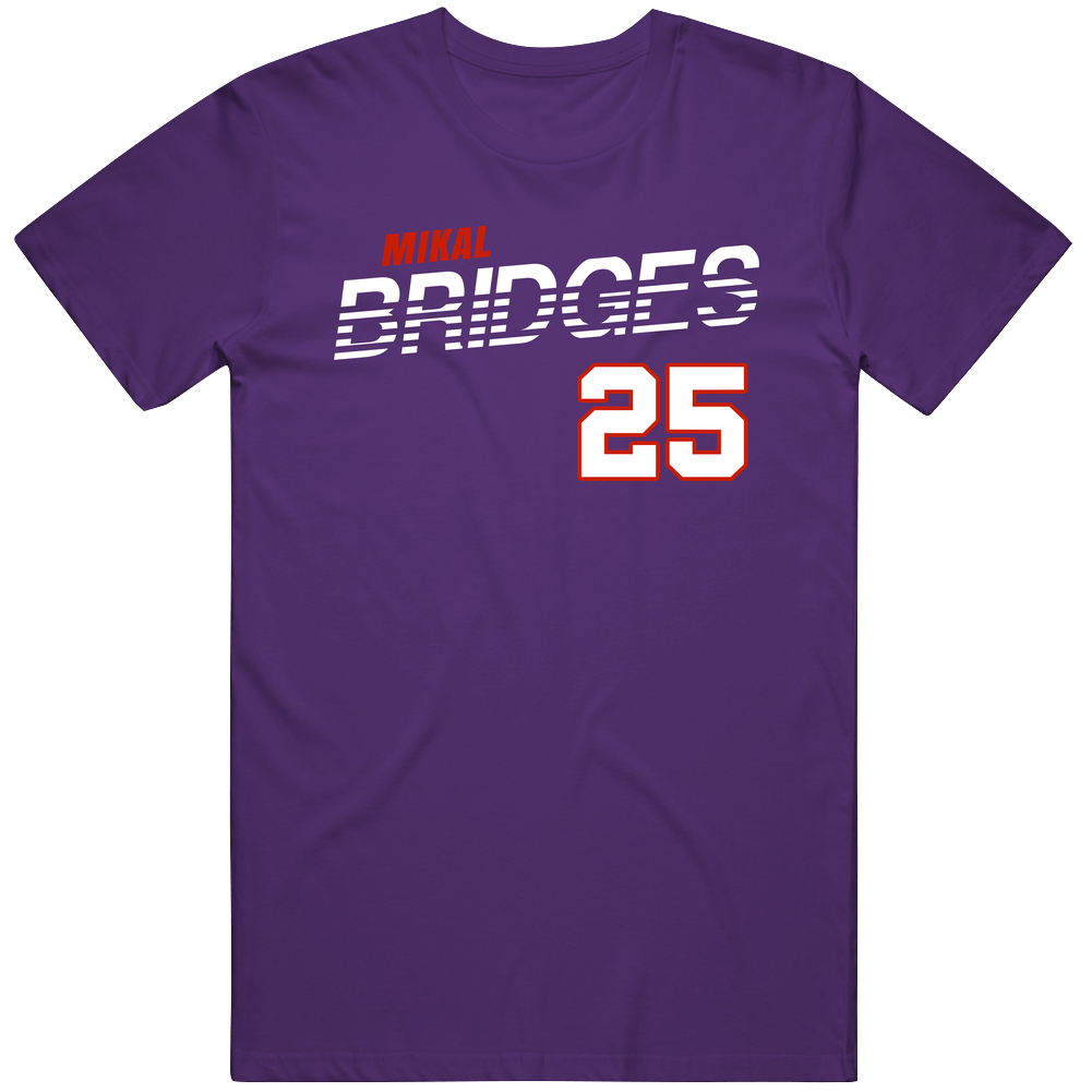 Mikal Bridges 25 Favorite Player Phoenix Basketball Fan Mens Soft Cotton Tee T Shirt Mikal Bridges 25 Favorite Player Phoenix Basketball Fan Mens Soft Cotton Tee T Shirt