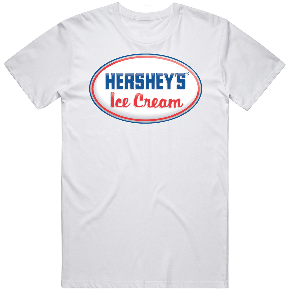 Hersheys Creamery Ice Cream Logo Mens Soft Cotton Tee T Shirt Hersheys Creamery Ice Cream Logo Mens Soft Cotton Tee T Shirt