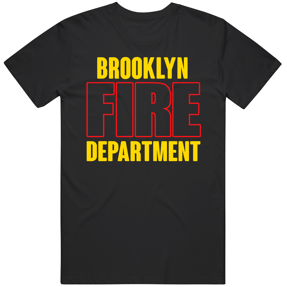 Brooklyn Fire Department Personalized City Mens Soft Cotton Tee T Shirt