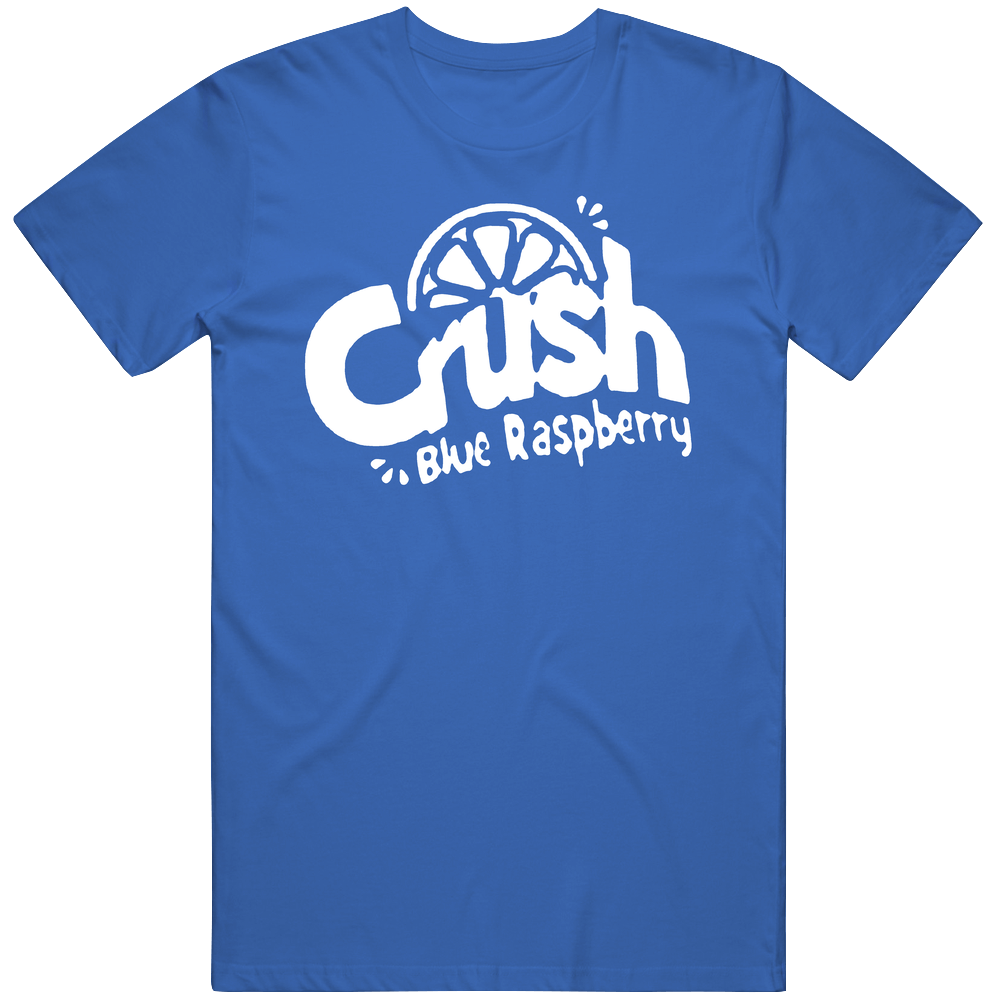 Crush Blue Raspberry Soda Cool Halloween Costume Mens Soft Cotton Tee T Shirt