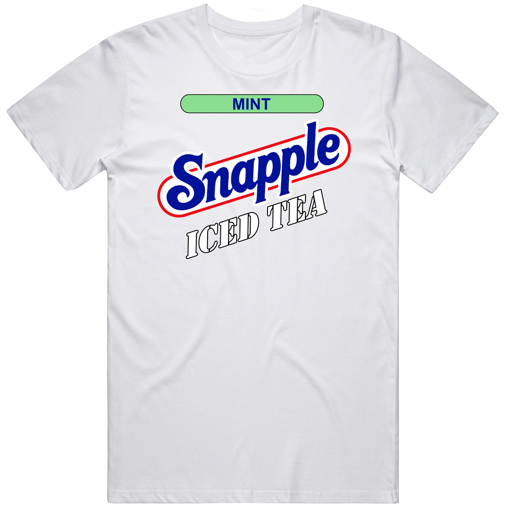 Snapple Mint Iced Tea Popular Discontinued Drink Mens Soft Cotton Tee T Shirt Snapple Mint Iced Tea Popular Discontinued Drink Mens Soft Cotton Tee T Shirt
