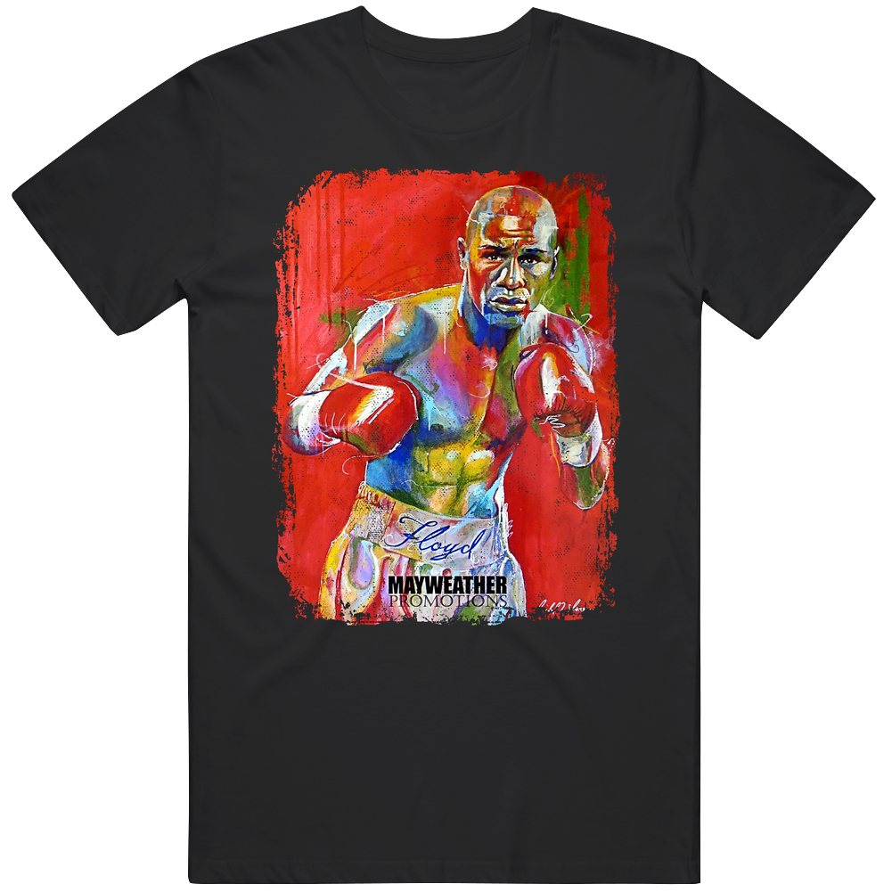 Floyd Mayweather Promotions Cool Boxer Boxing Fan Mens Soft Cotton Tee T Shirt