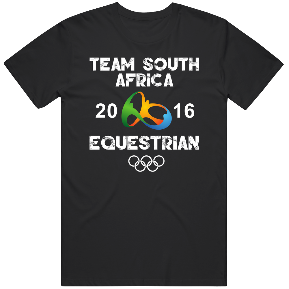 South Africa Equestrian Team Rio 2016 Olympic Games Sport Unisex Soft Cotton Tee T Shirt South Africa Equestrian Team Rio 2016 Olympic Games Sport Unisex Soft Cotton Tee T Shirt