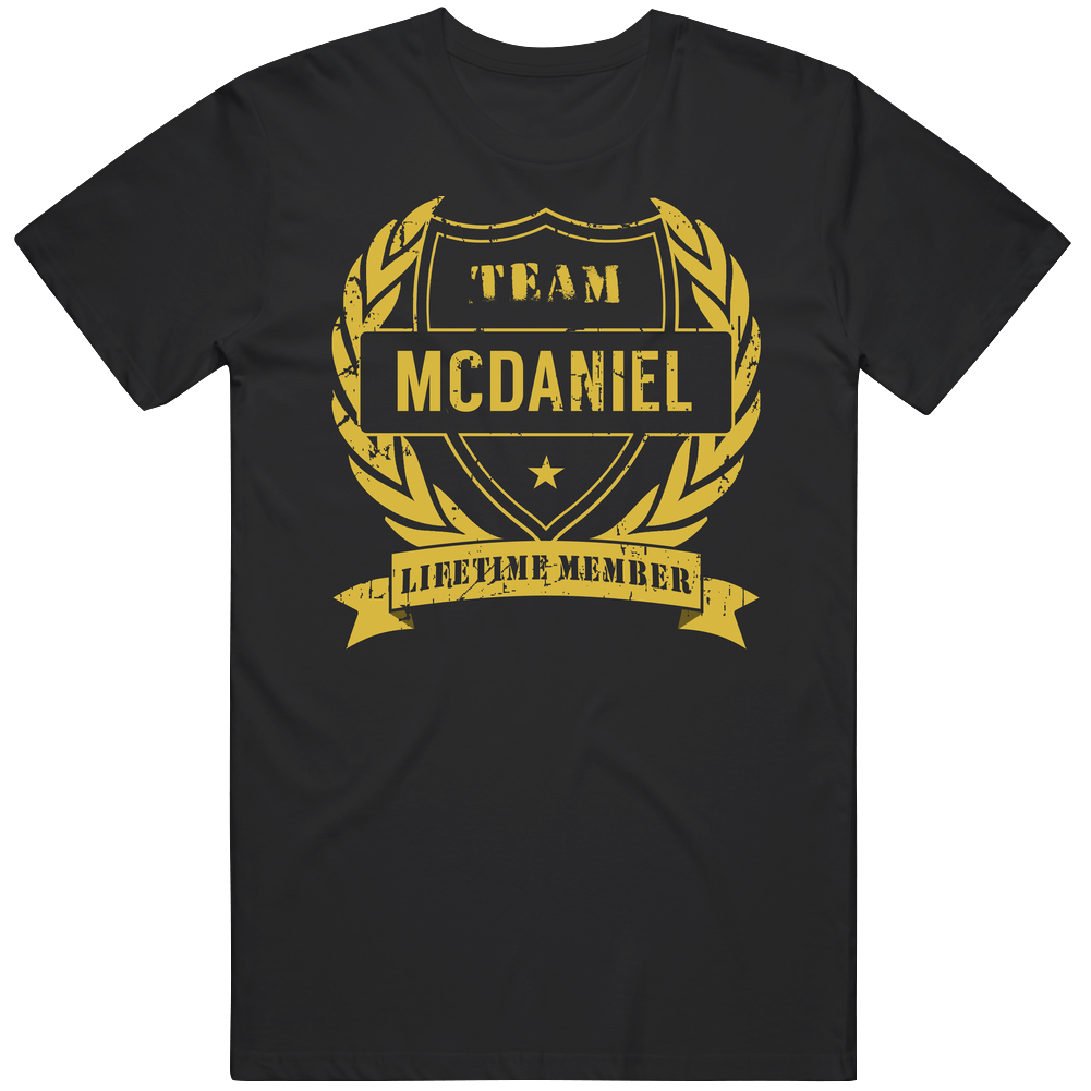 Team Mcdaniel Lifetime Member Last Name Surname Unisex Soft Cotton Tee T Shirt