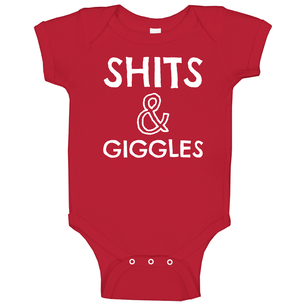 Shits And Giggles Funny Baby Unisex Soft Cotton Tee Baby One Piece Shits And Giggles Funny Baby Unisex Soft Cotton Tee Baby One Piece