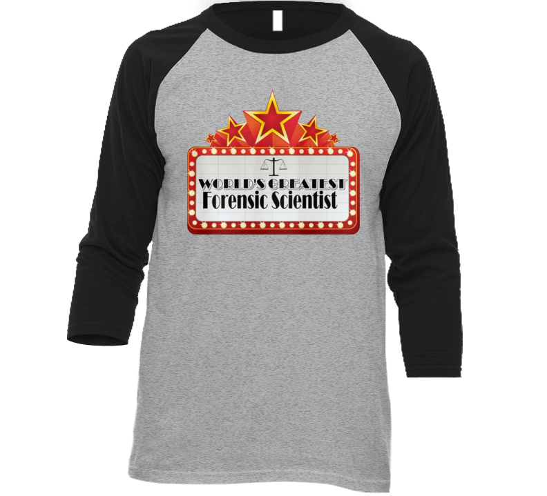 World's Best Forensic Scientist Lucifer Tv Baseball Raglan Unisex Soft Cotton Tee Raglan 3/4 Sleeve Shirt
