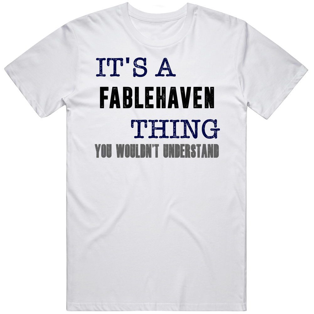 It's A Fablehaven Thing You Wouldn't Understand Novel Fan Unisex Soft Cotton Tee T Shirt