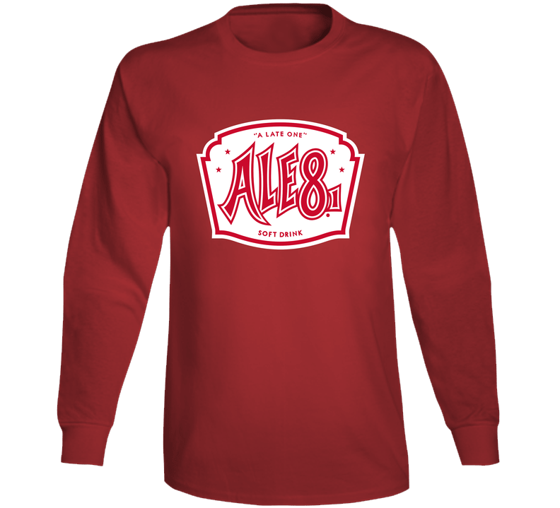 Ale 8 One Popular Ginger Citrus Flavored Soft Drink Unisex Soft Cotton Tee Long Sleeve T Shirt Ale 8 One Popular Ginger Citrus Flavored Soft Drink Unisex Soft Cotton Tee Long Sleeve T Shirt