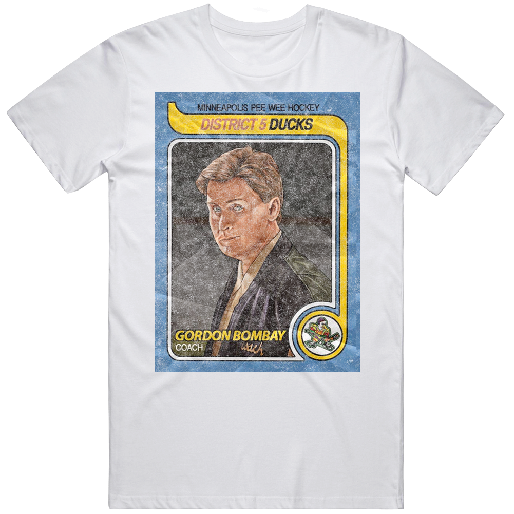 Gordon Bombay District 5 Ducks Gum Cards Stickers Unisex Soft Cotton Tee T Shirt