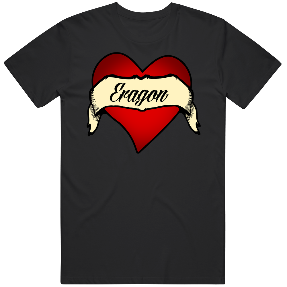 Eragon Heart Tattoo Favorite Novel Fan Unisex Soft Cotton Tee T Shirt Eragon Heart Tattoo Favorite Novel Fan Unisex Soft Cotton Tee T Shirt