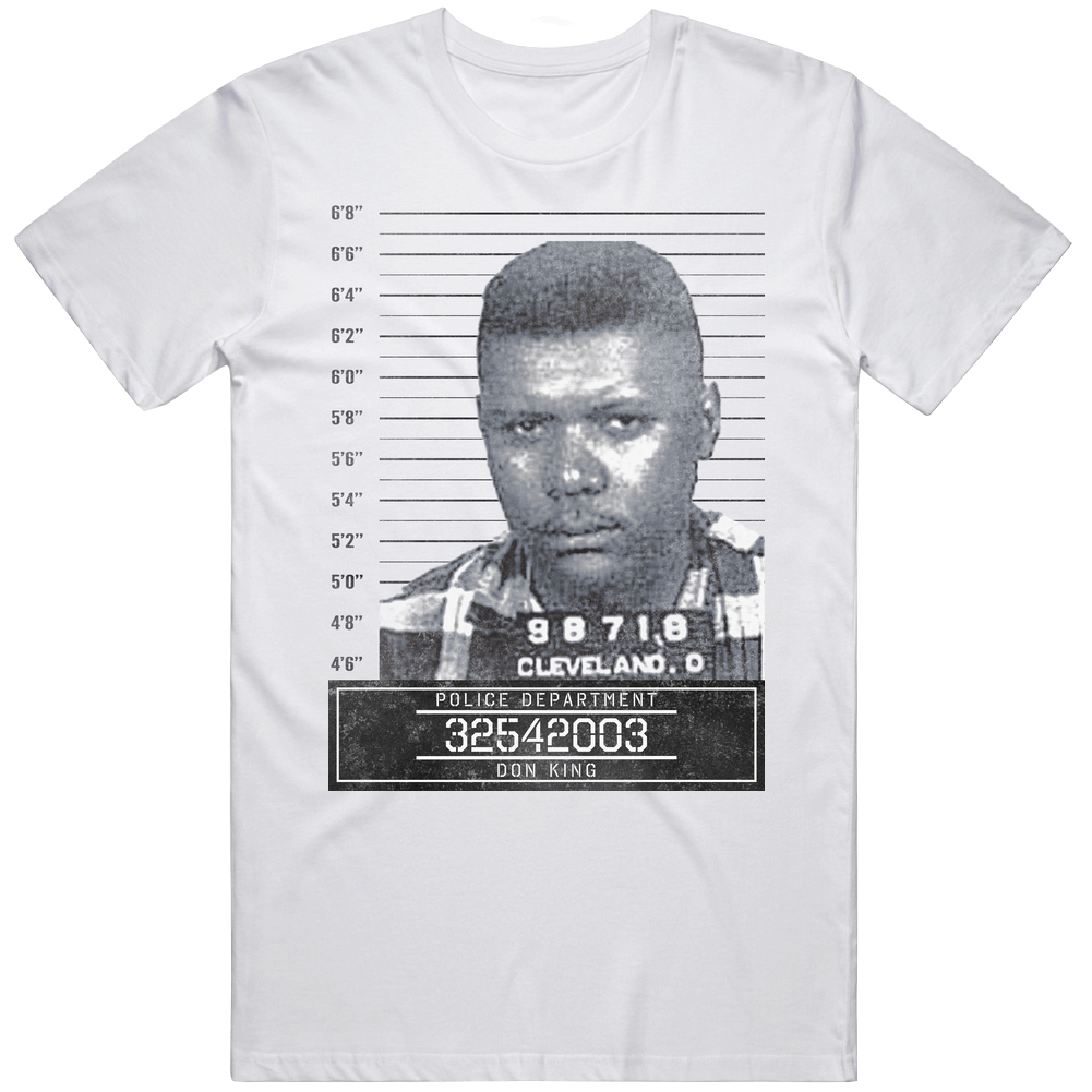 Don King Famous Sports Star Mugshot Police Department Unisex Soft Cotton Tee T Shirt