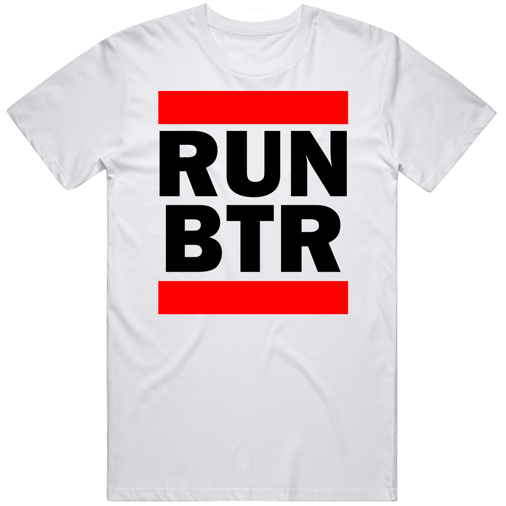 Run Btr La Usa     Funny Graphic Patriotic Parody Unisex Soft Cotton Tee T Shirt