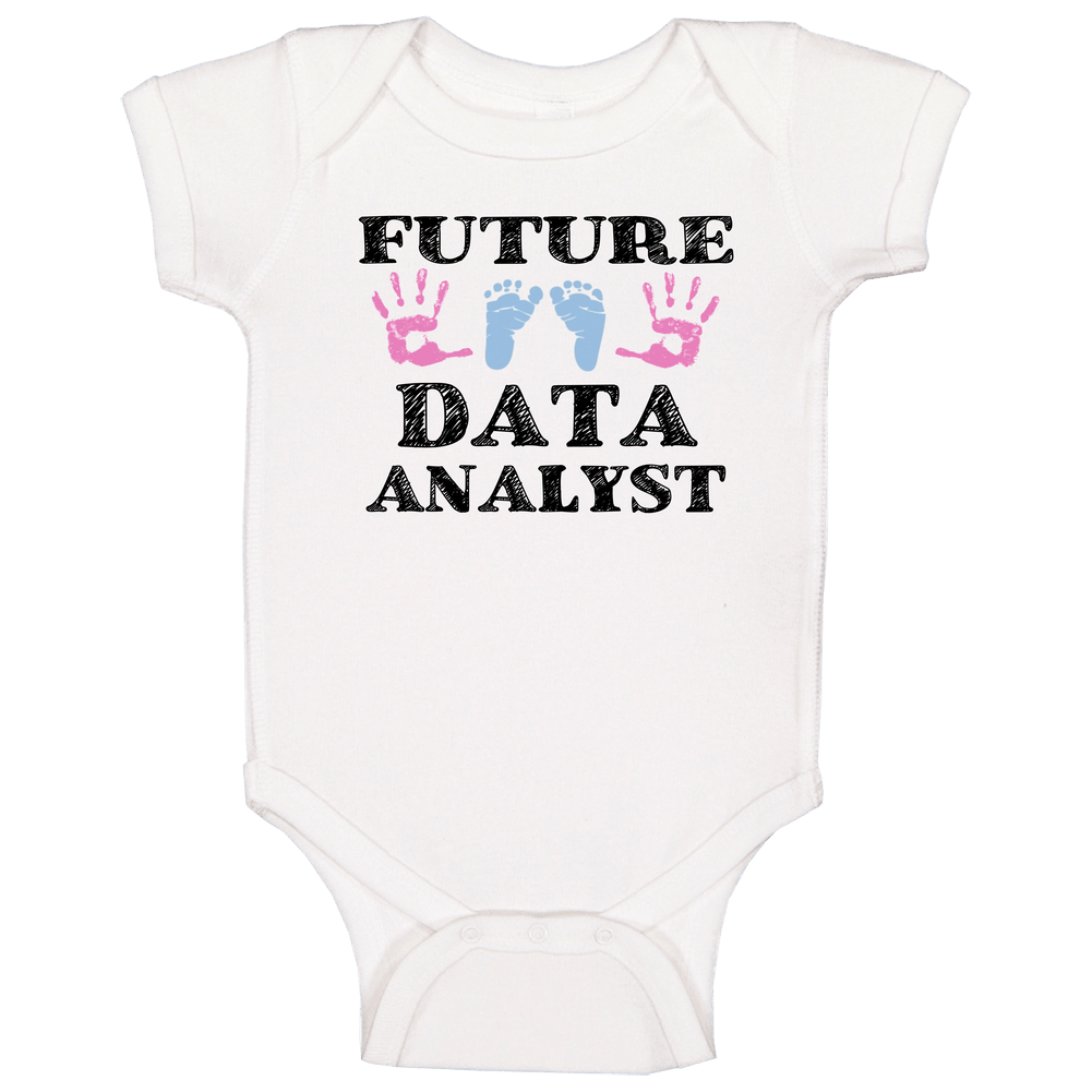 Data Analyst Future Occupation Baby Unisex Soft Cotton Tee Baby One Piece