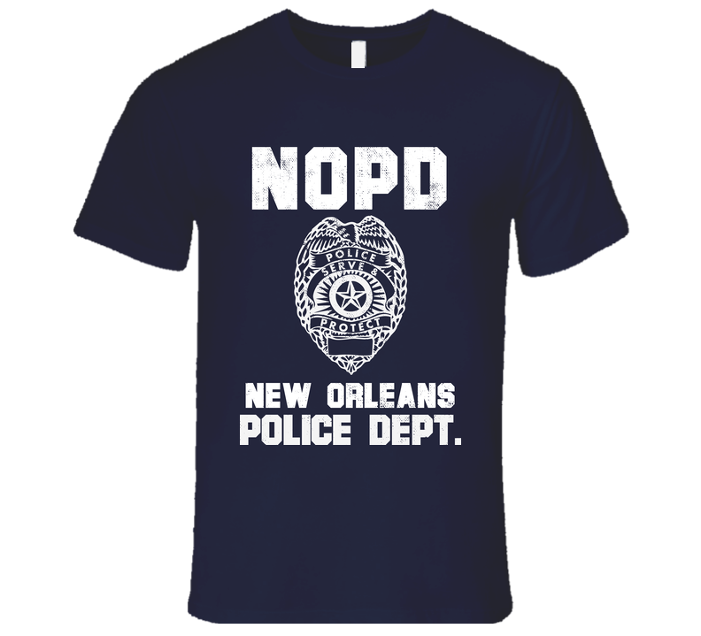 New Orleans Police Department Dept Nopd Officer Inspired Custom City Unisex Unisex Soft Cotton Tee T Shirt