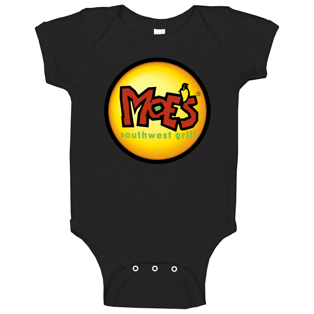 Moes Southwest Grill New York Restaurant Logo Unisex Soft Cotton Tee Baby One Piece Moes Southwest Grill New York Restaurant Logo Unisex Soft Cotton Tee Baby One Piece