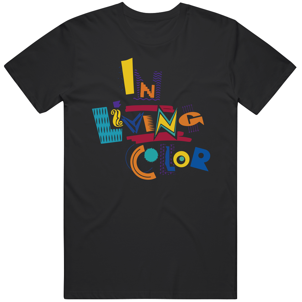 In Living Color Logo Poster Skit Variety Tv Show Fan Unisex Soft Cotton Tee T Shirt