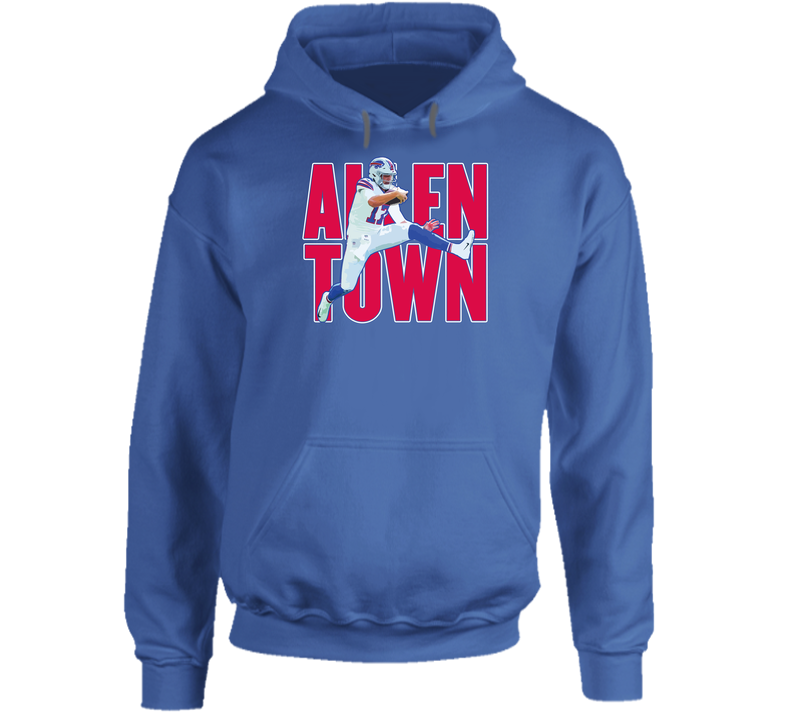 Josh Allen Town Buffalo Football Player Fan Unisex Soft Cotton Tee Hoodie