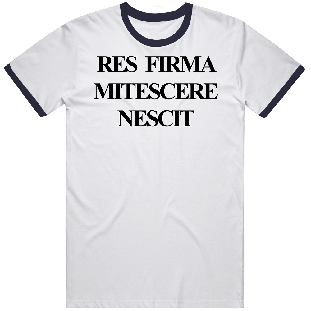 Res Firma Mitescere Nescit Funny American Flyers Movie Quote Fan Unisex Soft Cotton Tee T Shirt