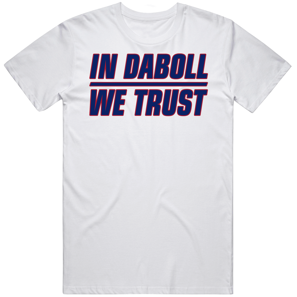 In Brian Daboll We Trust White Unisex Soft Cotton Tee T Shirt