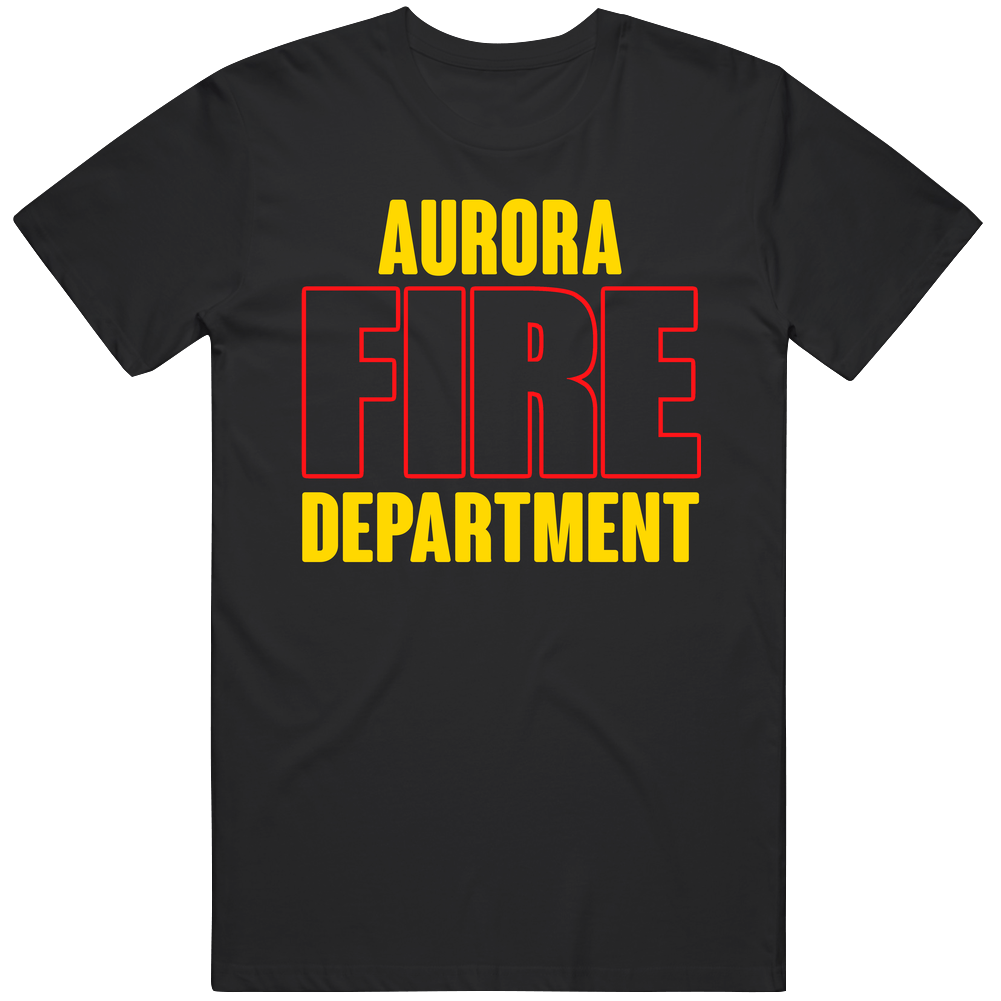 Aurora Fire Department Personalized City Unisex Soft Cotton Tee T Shirt Aurora Fire Department Personalized City Unisex Soft Cotton Tee T Shirt