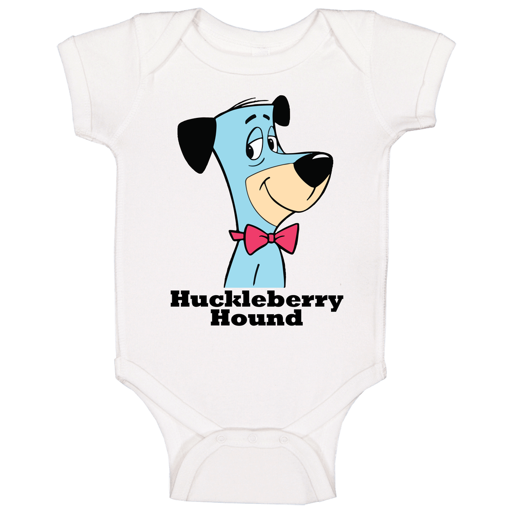Huckleberry Hound Yogi Bear Hanna Barbera Tv Show Vintage Cartoon Unisex Soft Cotton Tee Baby One Piece
