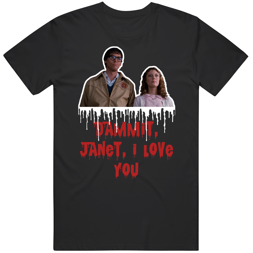 Dammit, Janet, I Love You Rocky Horror Picture Show Brad Janet Unisex Soft Cotton Tee T Shirt