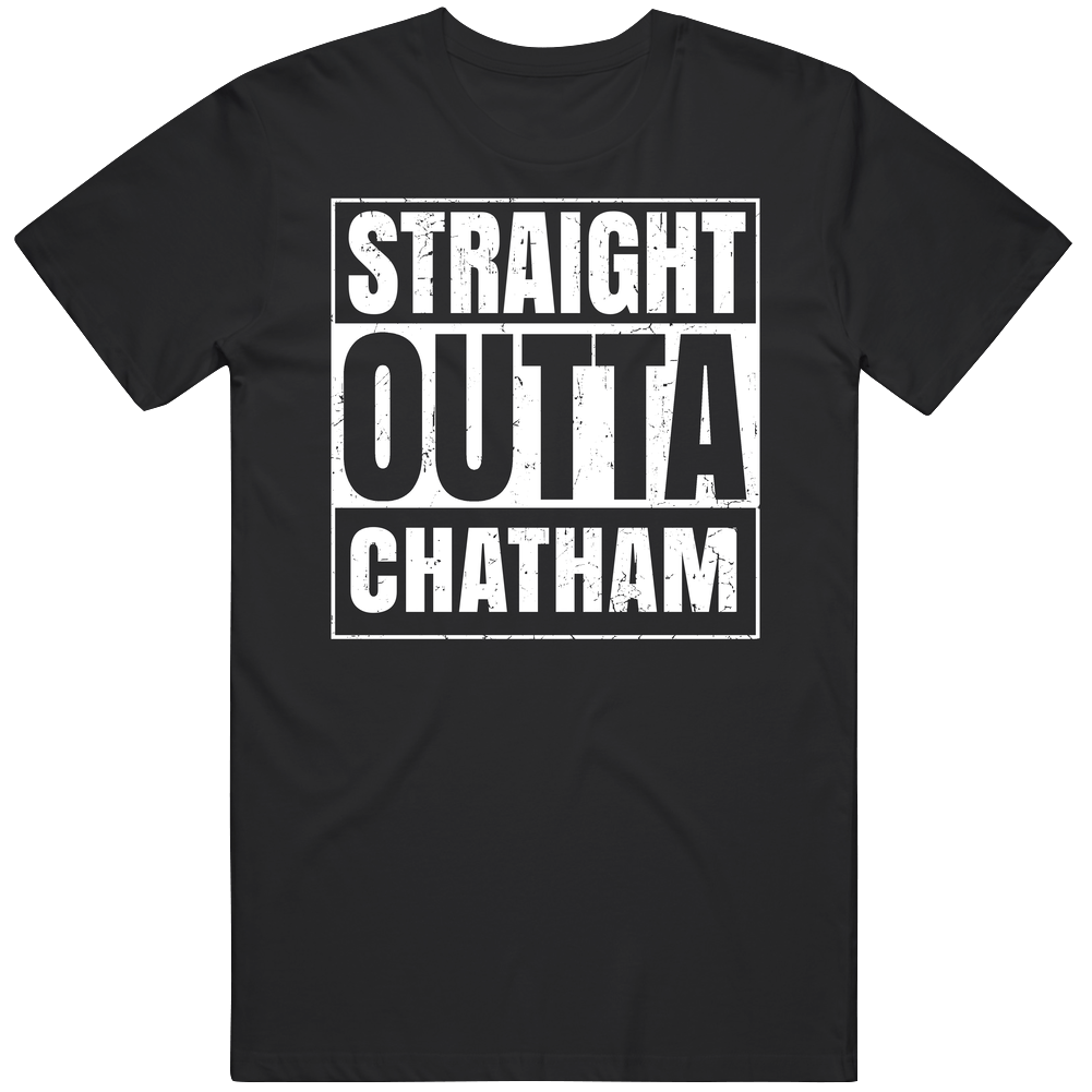 Straight Outta Chatham High School Funny Graduation Parody Unisex Soft Cotton Tee T Shirt
