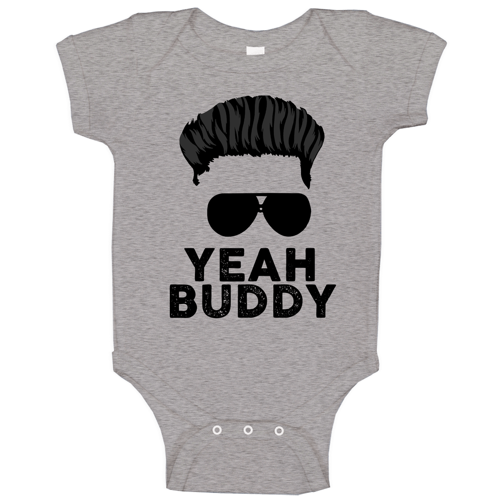 Yeah Buddy Dj Pauly D Jersey Shore Tv Show Fan Raglan Unisex Soft Cotton Tee Baby One Piece