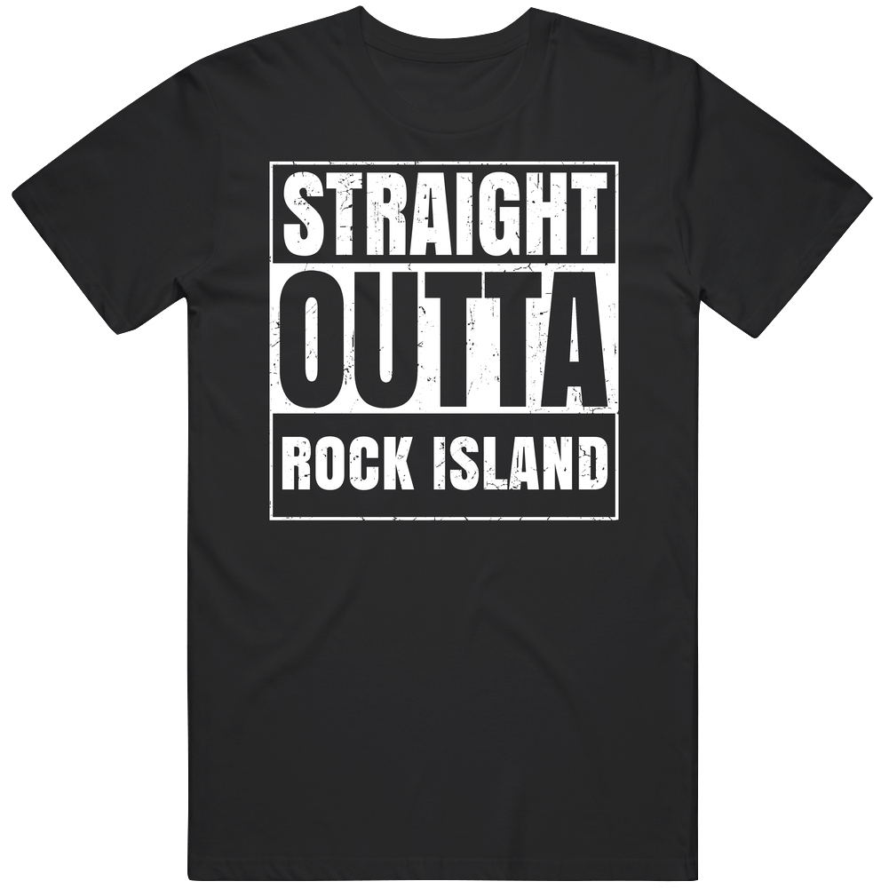 Straight Outta Rock Island High School Funny Graduation Parody Unisex Soft Cotton Tee T Shirt Straight Outta Rock Island High School Funny Graduation Parody Unisex Soft Cotton Tee T Shirt
