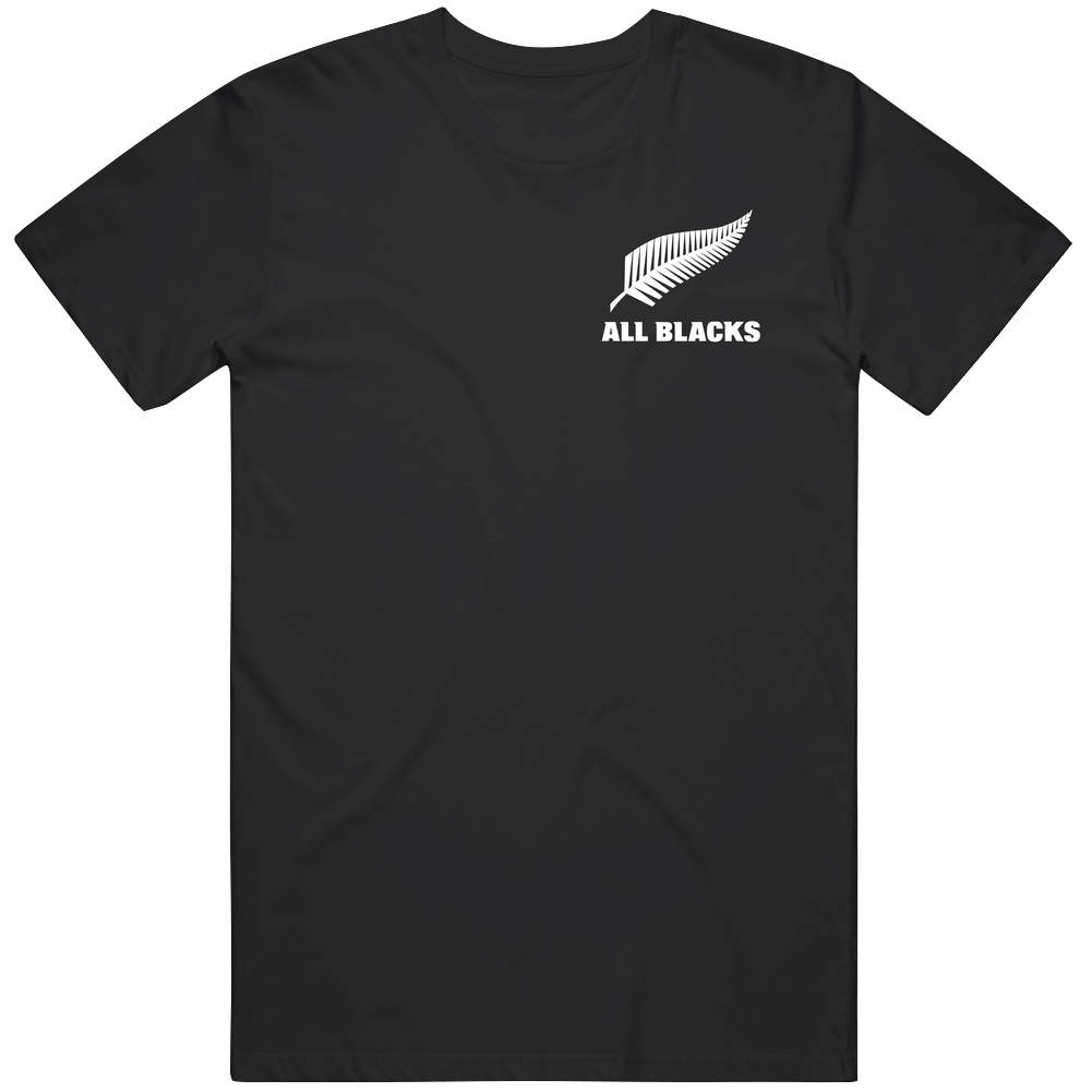 New Zealand National Rugby Team All Blacks Chest Emblem World Cup 2019 Fan Unisex Soft Cotton Tee T Shirt