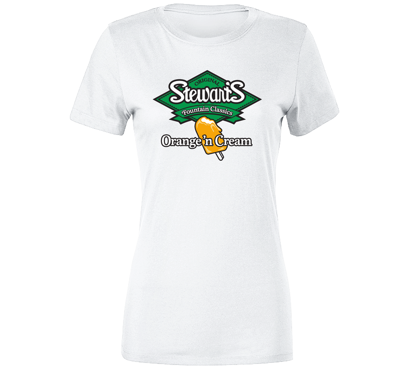 Stewart's Orange 'n Cream Best Soda Of All Time Soft Drink Lovers Premium Unisex Soft Cotton Tee Ladies T Shirt Stewart's Orange 'n Cream Best Soda Of All Time Soft Drink Lovers Premium Unisex Soft Cotton Tee Ladies T Shirt