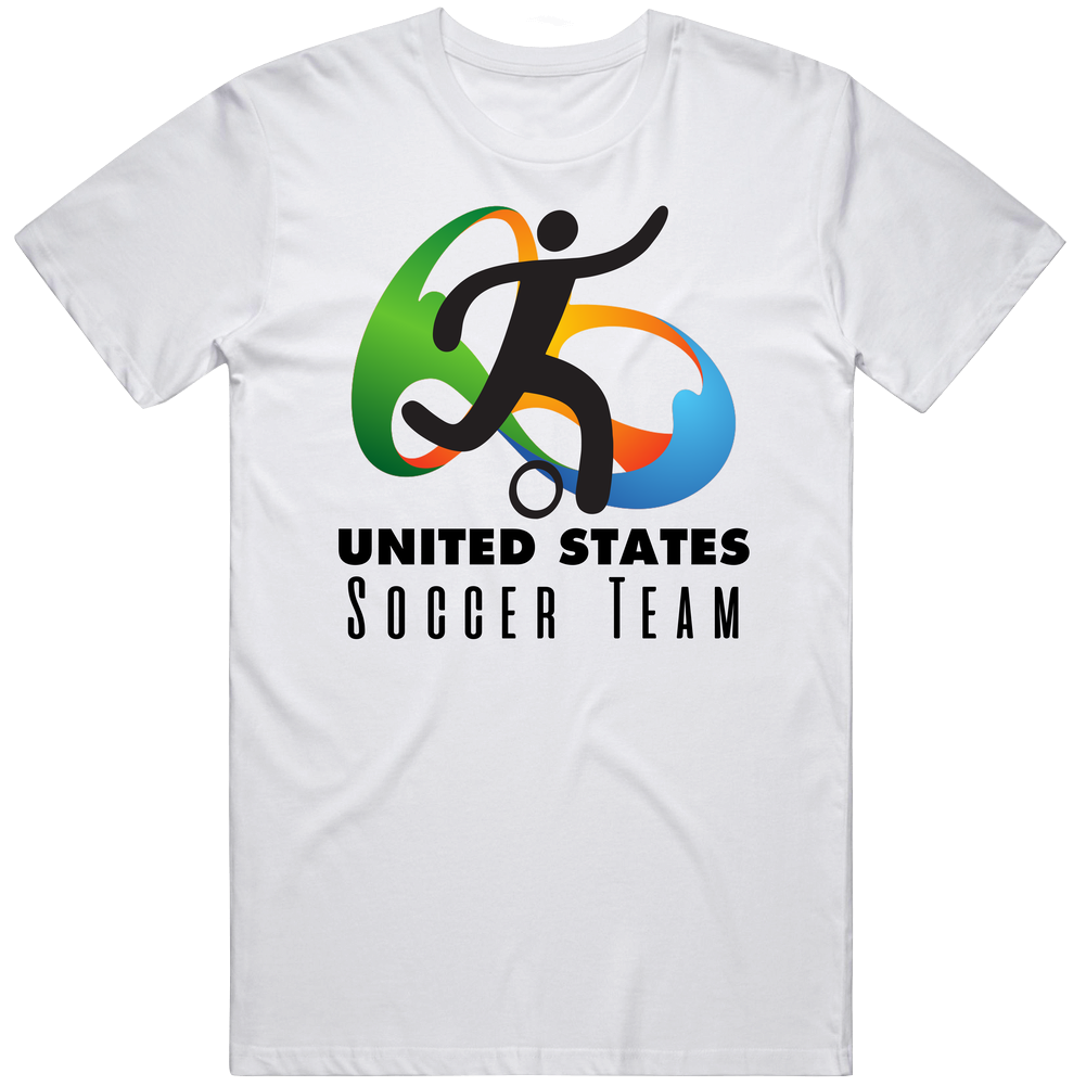 United States Soccer Team Rio 2016 Olympic Event Logo Unisex Soft Cotton Tee T Shirt