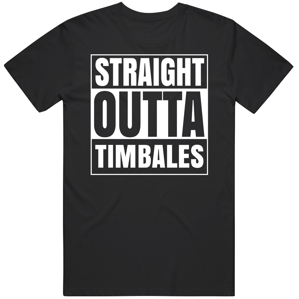 Straight Outta Timbales Nouns Compton Parody Unisex Soft Cotton Tee T Shirt