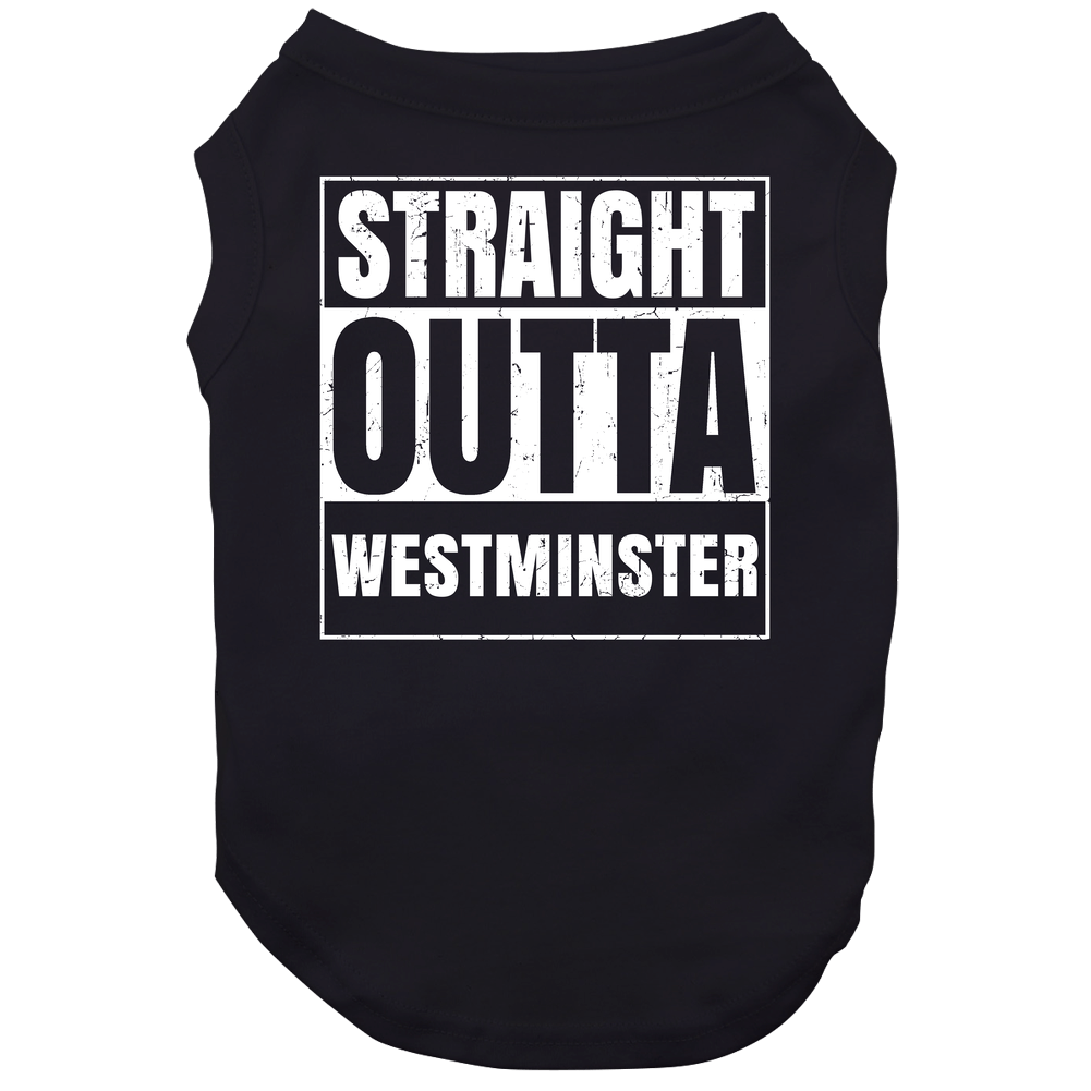 Straight Outta Westminster Funny Compton Parody Dog Unisex Soft Cotton Tee Dog Straight Outta Westminster Funny Compton Parody Dog Unisex Soft Cotton Tee Dog