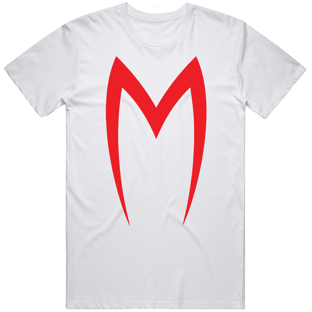 Speed Racer M Logo Japanese Racing Cartoon Unisex Soft Cotton Tee T Shirt