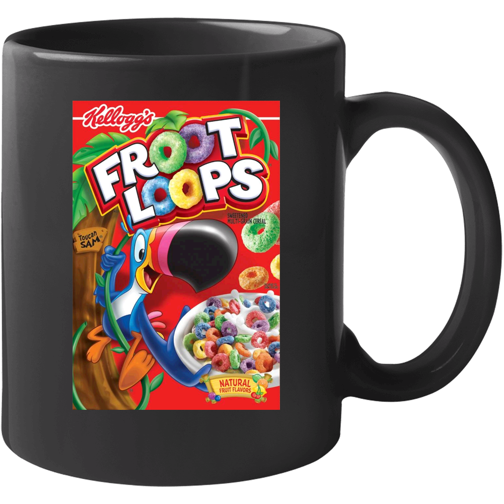 Froot Loops 90s Cereal Unisex Soft Cotton Tee Mug Froot Loops 90s Cereal Unisex Soft Cotton Tee Mug