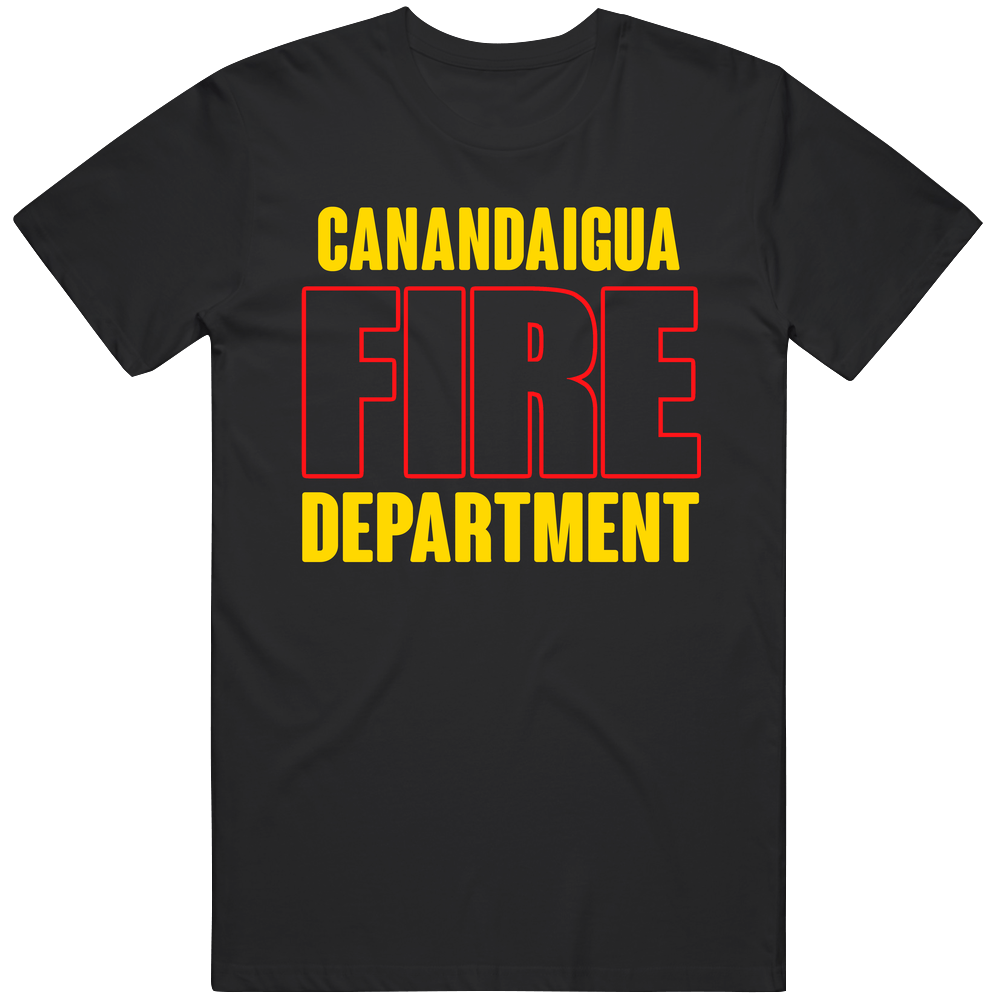Canandaigua Fire Department Personalized City Unisex Soft Cotton Tee T Shirt