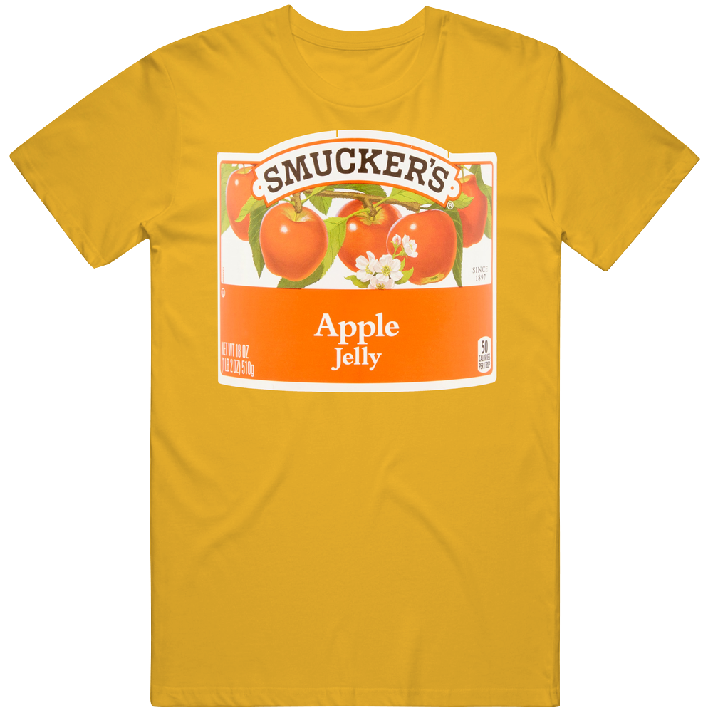 Smuckers Apple Jelly Cool Halloween Costume Unisex Soft Cotton Tee T Shirt Smuckers Apple Jelly Cool Halloween Costume Unisex Soft Cotton Tee T Shirt