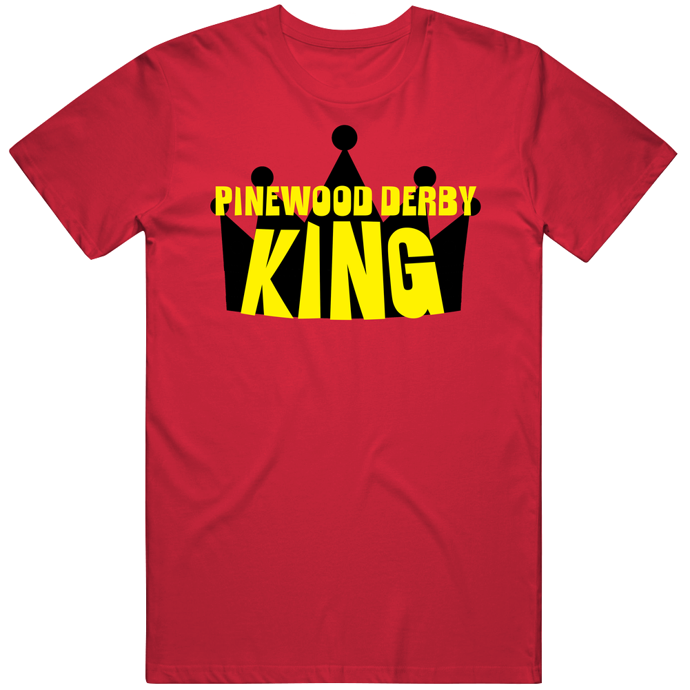 Pinewood Derby King Sports And Hobbies Master Unisex Soft Cotton Tee T Shirt
